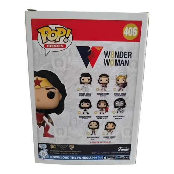 Funko Pop Heros (#406) Wonder Woman Vinyl Figure in Soft Protector - Picture 3 of 10